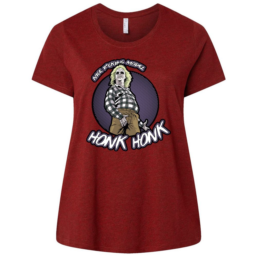 Ladies Curvy Jersey - SUHJYV7F - Cardinal - 10