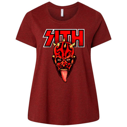 Ladies Curvy Jersey - PS8G1NQZ - Cardinal - 10