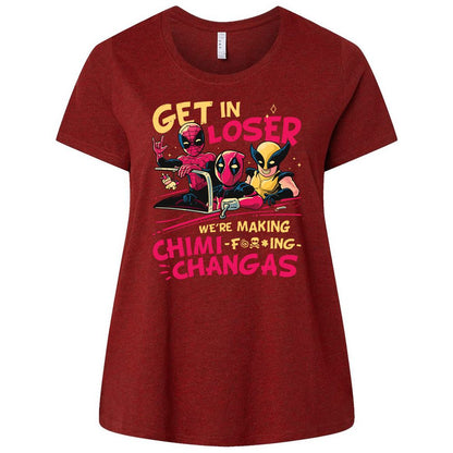 Ladies Curvy Jersey - ZHRQ93B4 - Cardinal - 10