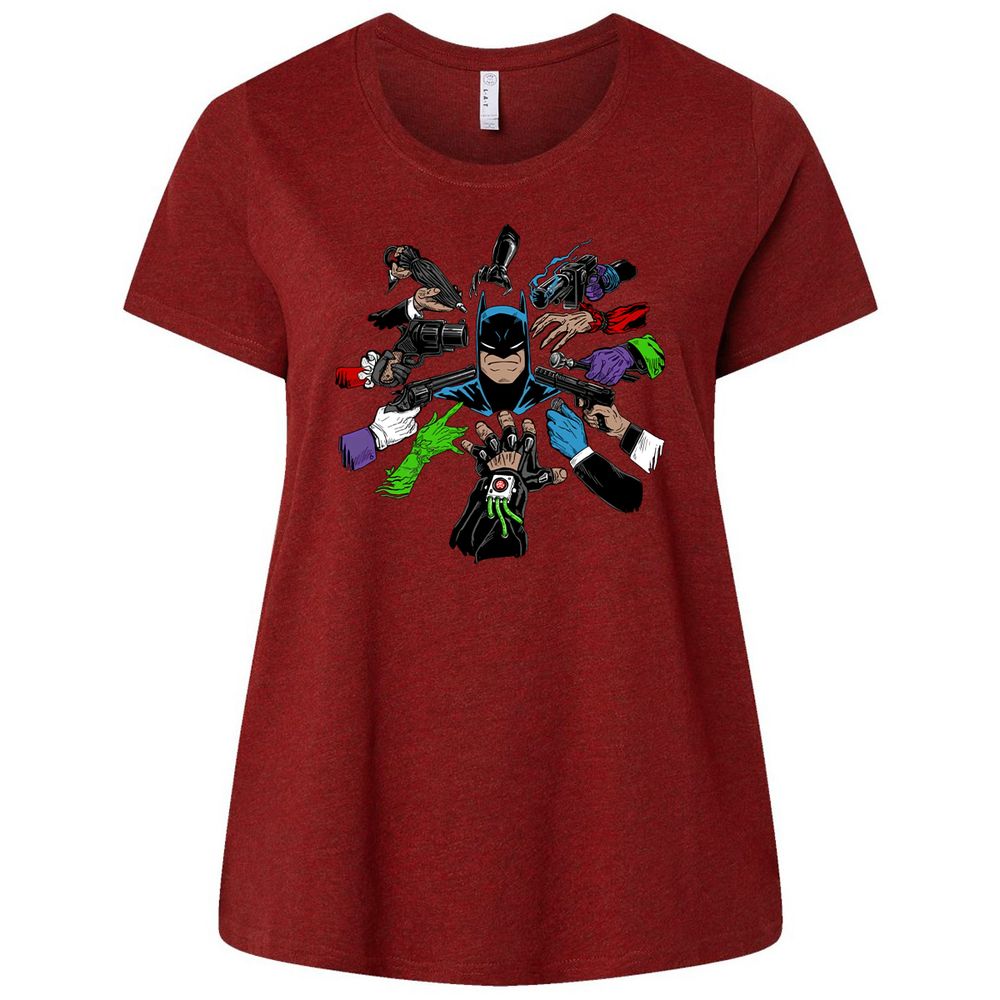 Ladies Curvy Jersey - 5XT1LHER - Cardinal - 10