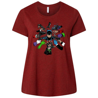 Ladies Curvy Jersey - 5XT1LHER - Cardinal - 10