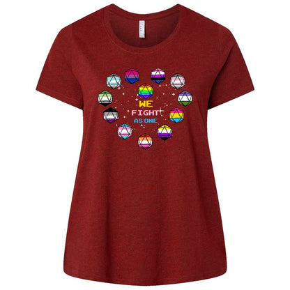 Ladies Curvy Jersey - 3VGZSR44 - Cardinal - 10