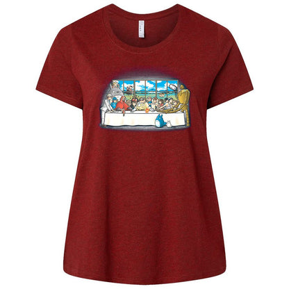 Ladies Curvy Jersey - VFS6118Q - Cardinal - 10