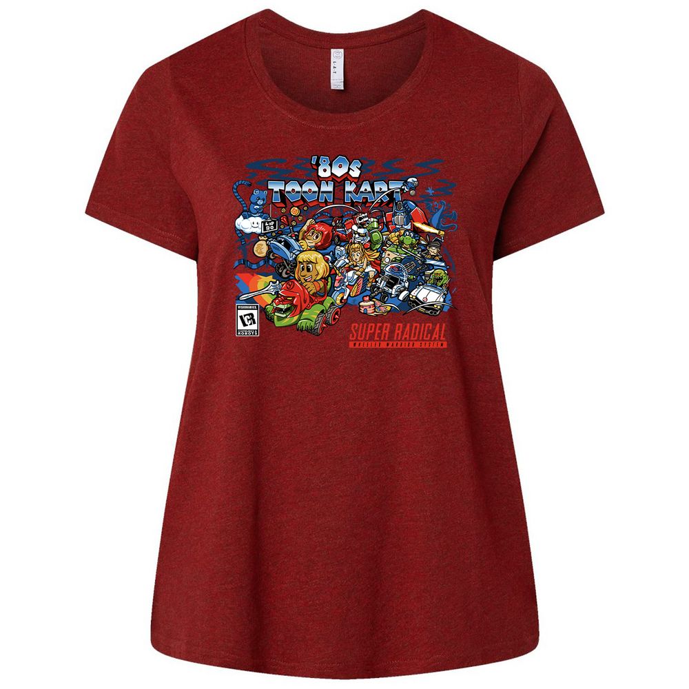 Ladies Curvy Jersey - MTDATZ9U - Cardinal - 10