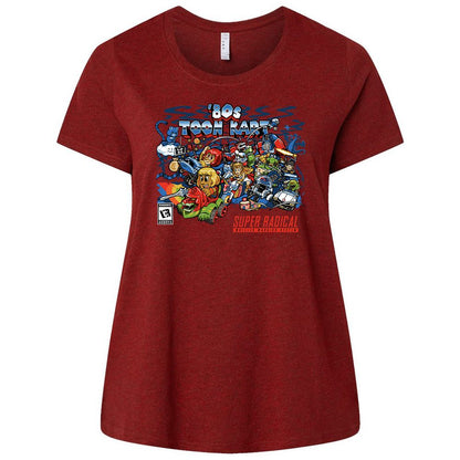 Ladies Curvy Jersey - MTDATZ9U - Cardinal - 10