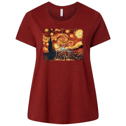 Ladies Curvy Jersey - E1JEEJB6 - Cardinal - 10