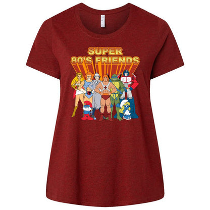 Ladies Curvy Jersey - SU9N97KG - Cardinal - 10