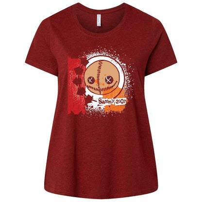 Ladies Curvy Jersey - LBCWBCR4 - Cardinal - 10