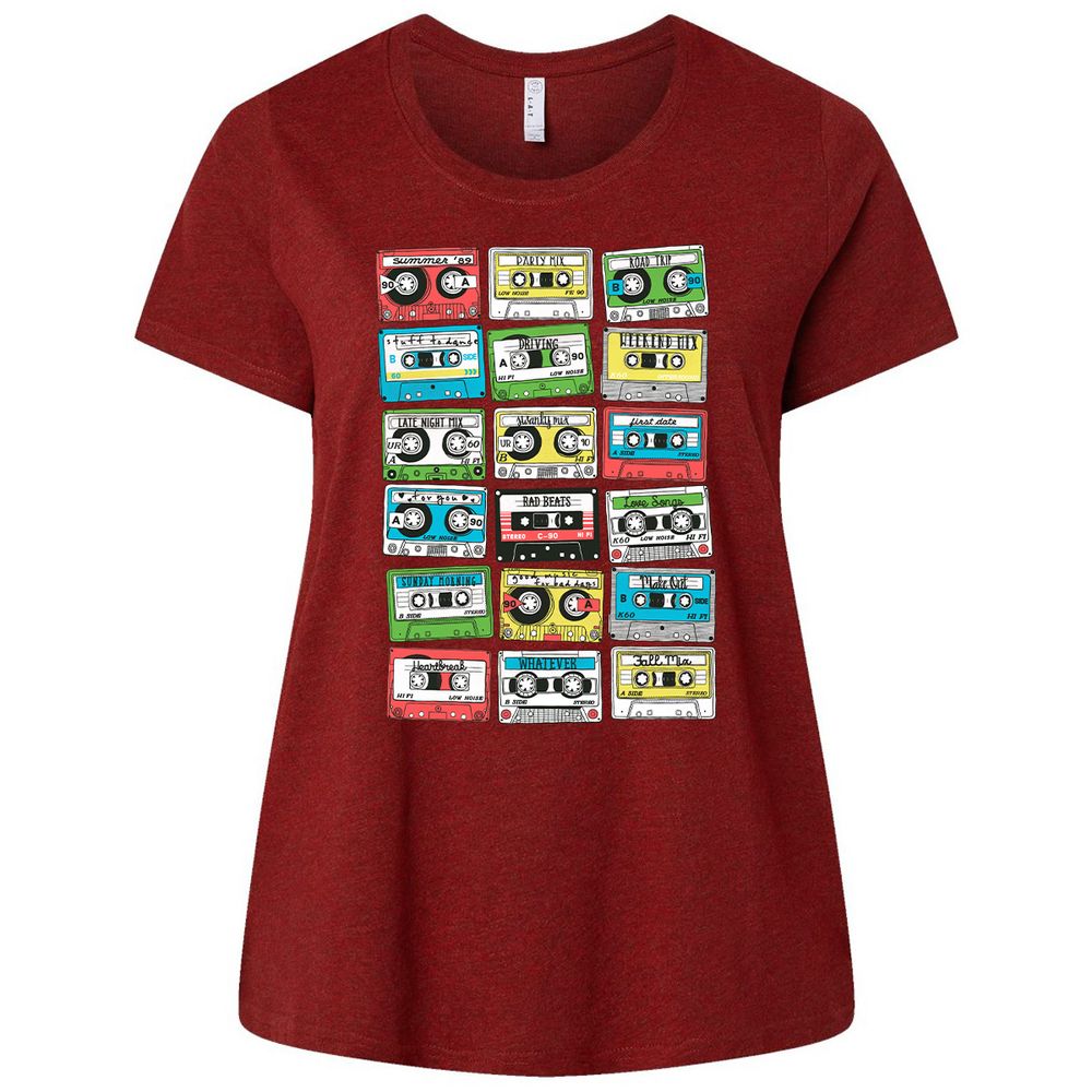 Ladies Curvy Jersey - PPXXBUCB - Cardinal - 10