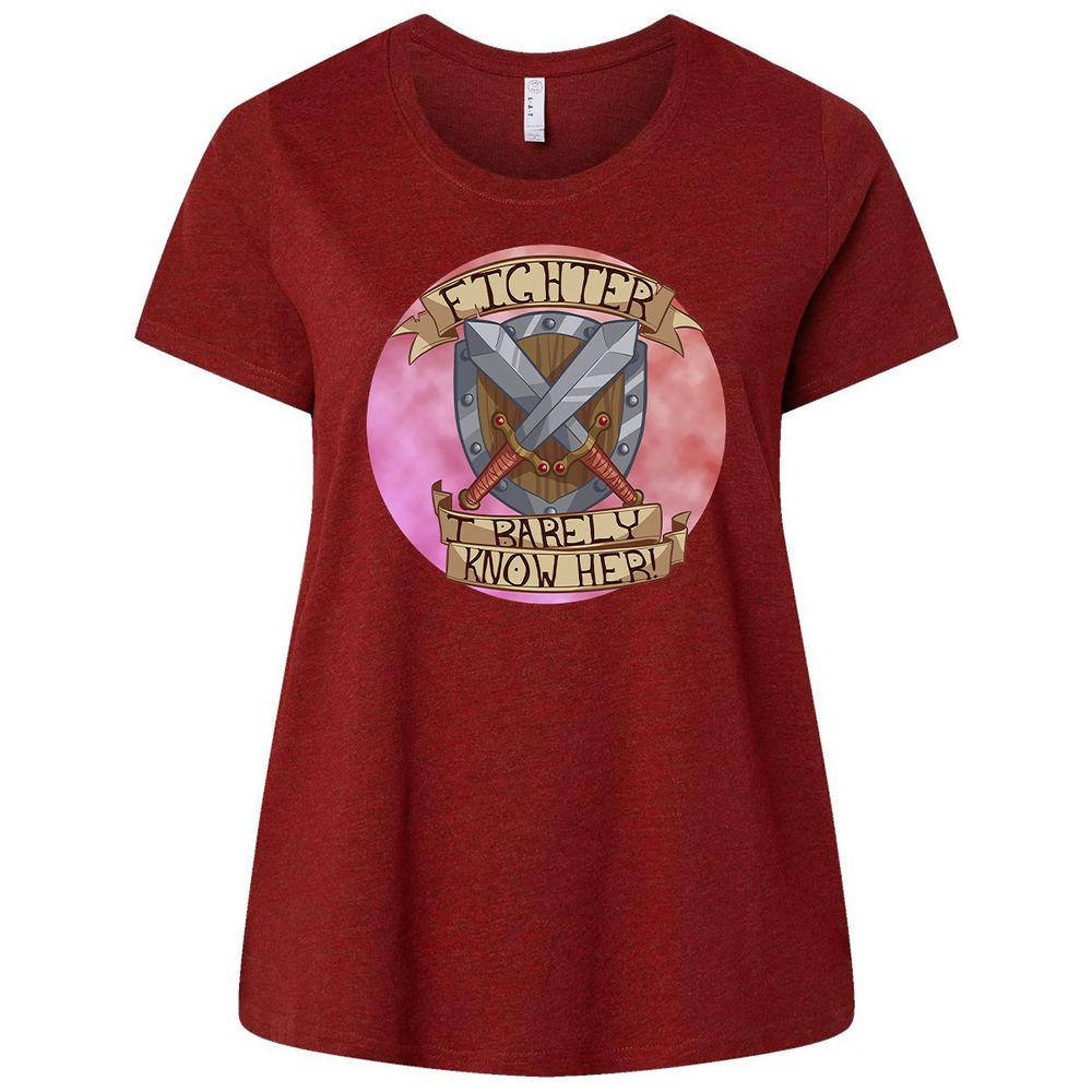 Ladies Curvy Jersey - K39A9XKM - Cardinal - 10