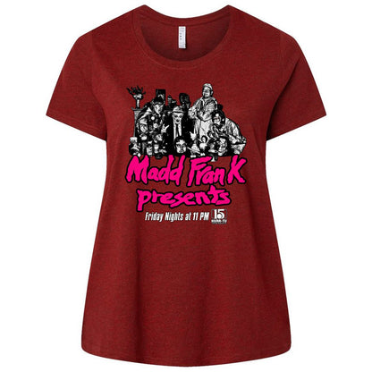 Ladies Curvy Jersey - Y86TML8X - Cardinal - 10