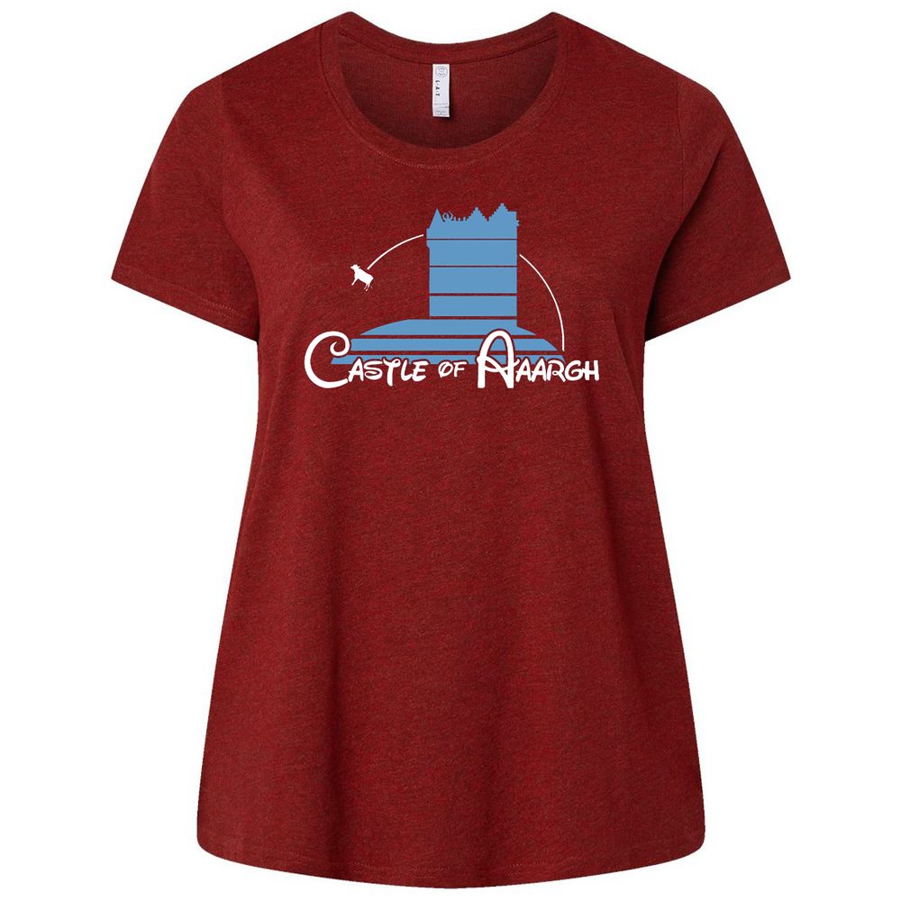 Ladies Curvy Jersey - QJE2HQ6F - Cardinal - 10