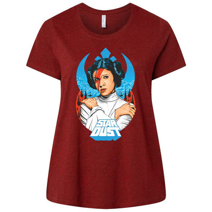 Ladies Curvy Jersey - 67YQMU5F - Cardinal - 10