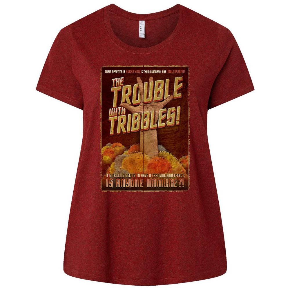 Ladies Curvy Jersey - PYMHU2XP - Cardinal - 10