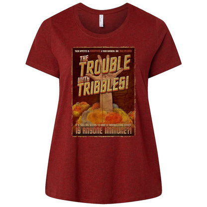 Ladies Curvy Jersey - PYMHU2XP - Cardinal - 10