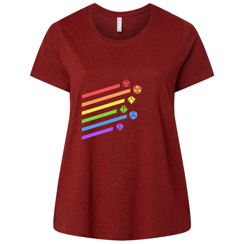 Ladies Curvy Jersey - WNQK633F - Cardinal - 10