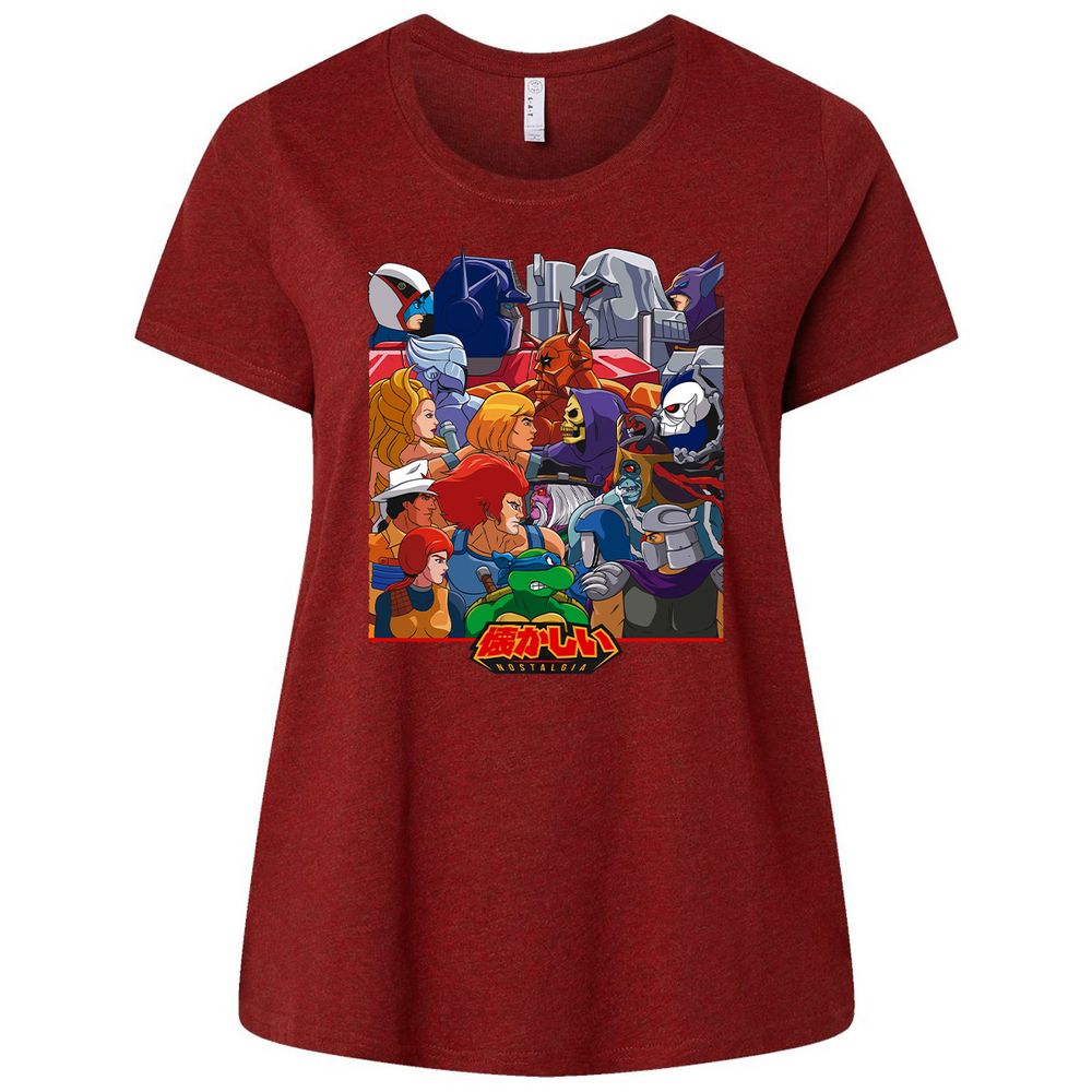 Ladies Curvy Jersey - QPJLQQYC - Cardinal - 10