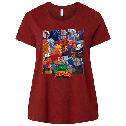 Ladies Curvy Jersey - QPJLQQYC - Cardinal - 10