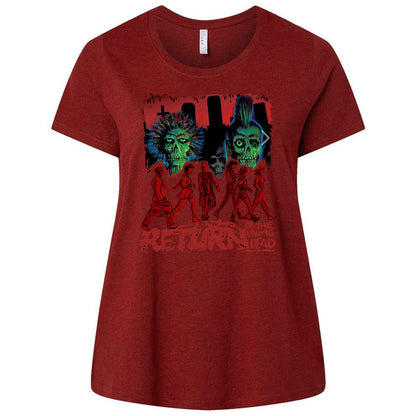 Ladies Curvy Jersey - XCPBQXN3 - Cardinal - 10