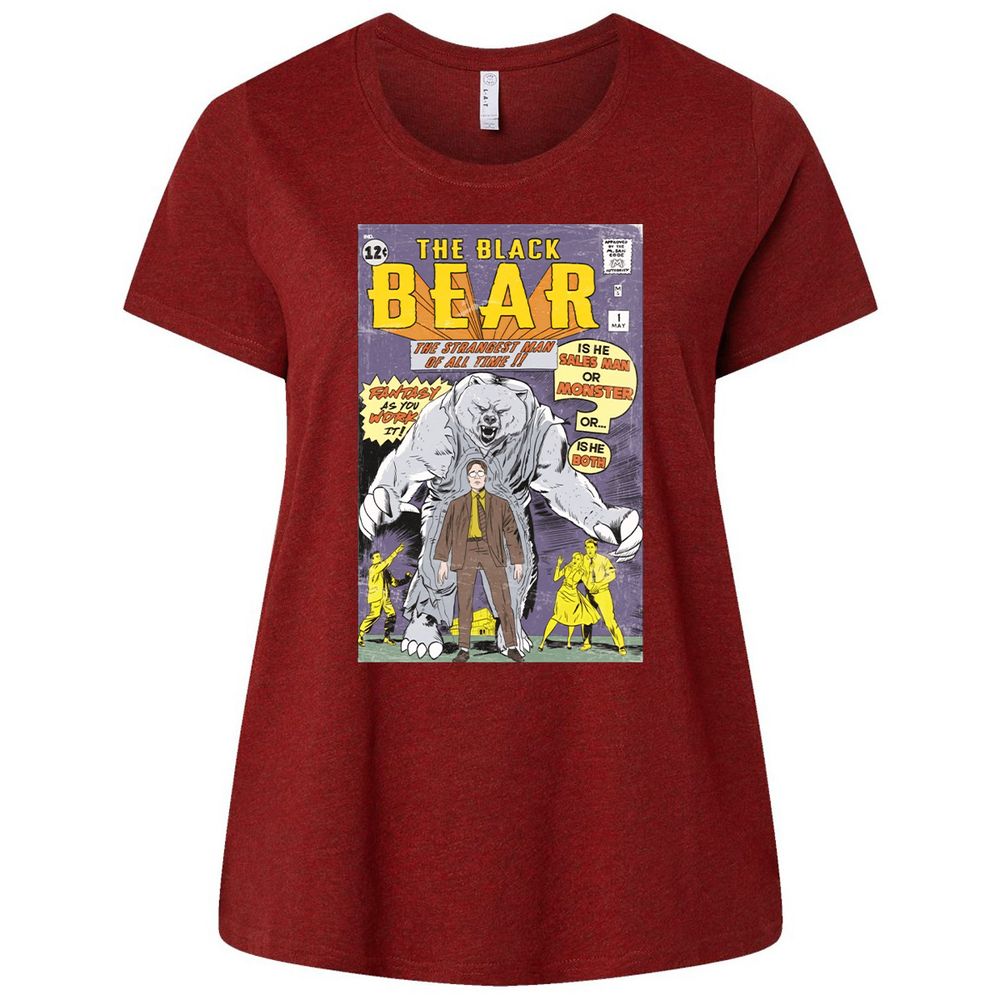 Ladies Curvy Jersey - 1R18Q4TZ - Cardinal - 10