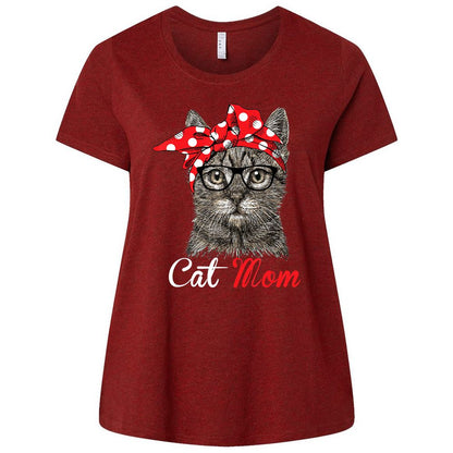 Ladies Curvy Jersey - 17TUHYF5 - Cardinal - 10