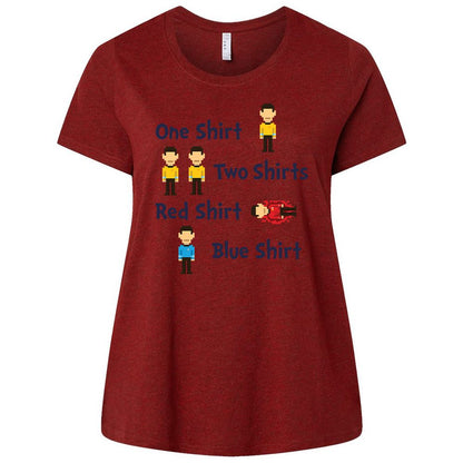 Red Shirt, Blue Shirt - Cardinal - 10