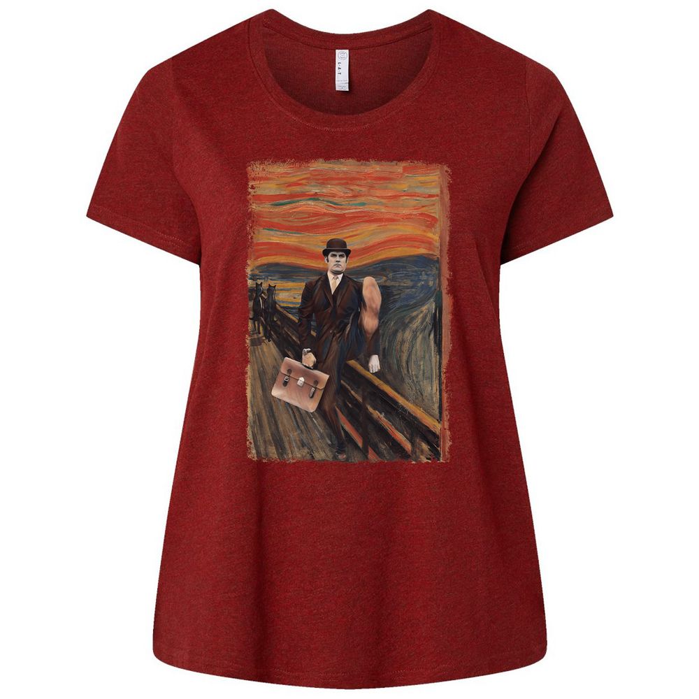 Ladies Curvy Jersey - G4DL6YJW - Cardinal - 10