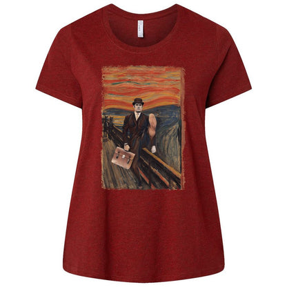 Ladies Curvy Jersey - G4DL6YJW - Cardinal - 10