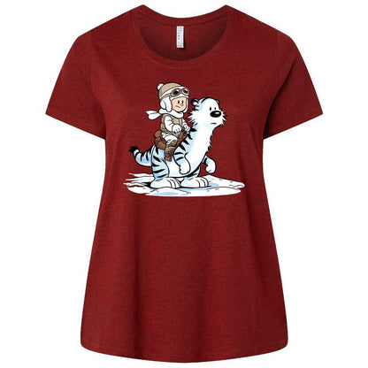 Ladies Curvy Jersey - LWYL9PGF - Cardinal - 10