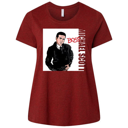 Ladies Curvy Jersey - QMVW9XWW - Cardinal - 10