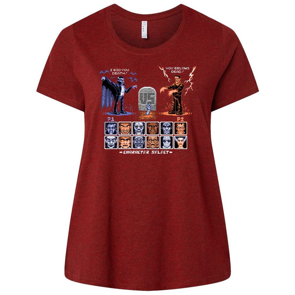 Ladies Curvy Jersey - 5LNBCK8K - Cardinal - 10