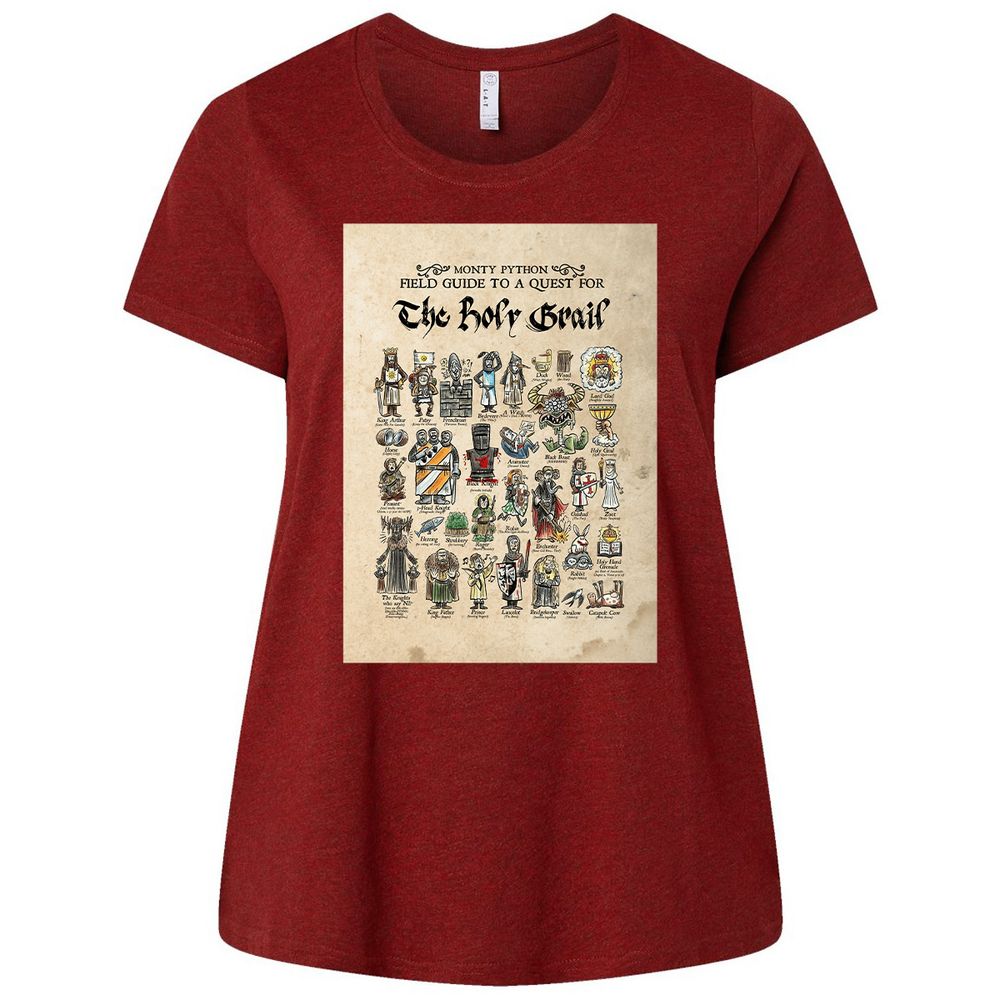 Ladies Curvy Jersey - XUR13TU6 - Cardinal - 10