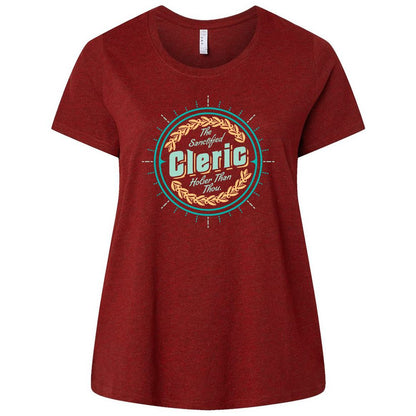 Ladies Curvy Jersey - Z6DVP9BY - Cardinal - 10