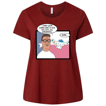 Ladies Curvy Jersey - 52YHXYJ2 - Cardinal - 10