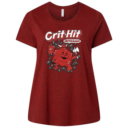 Ladies Curvy Jersey - HXNFBHJV - Cardinal - 10