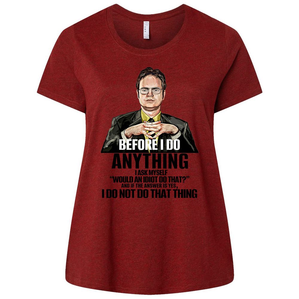 Ladies Curvy Jersey - LV6WFBSM - Cardinal - 10