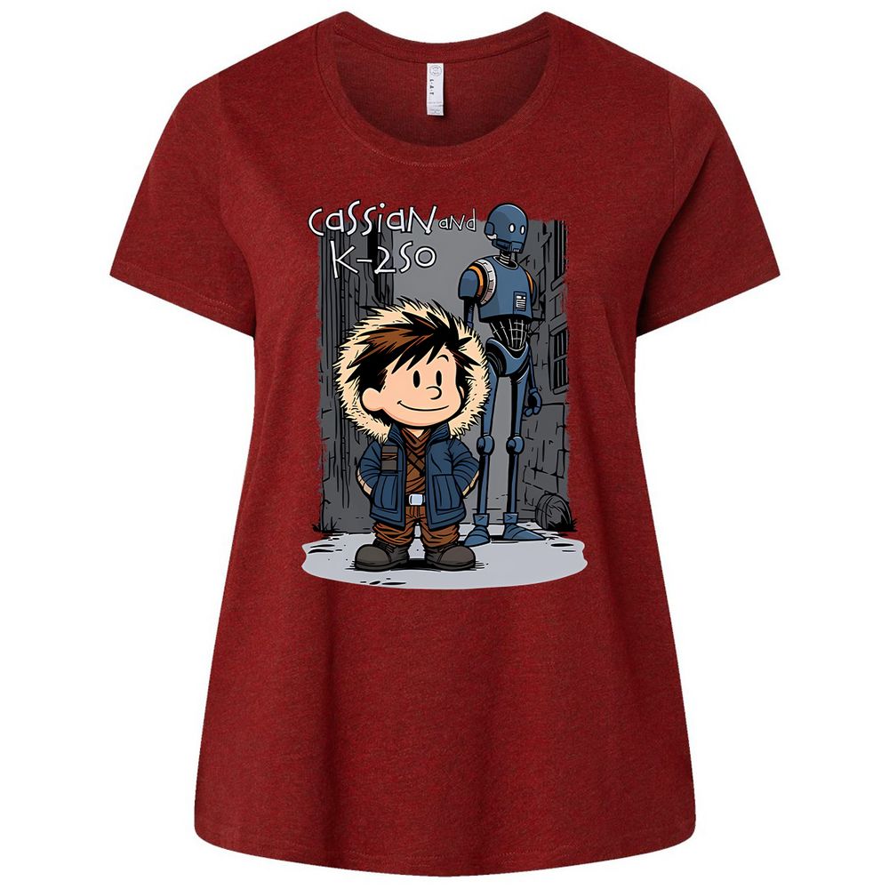 Ladies Curvy Jersey - RURYCZ3S - Cardinal - 10