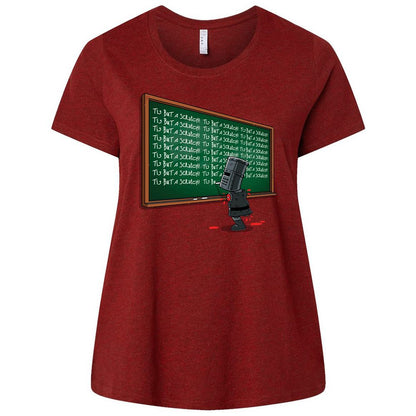 Ladies Curvy Jersey - F83UMK8X - Cardinal - 10