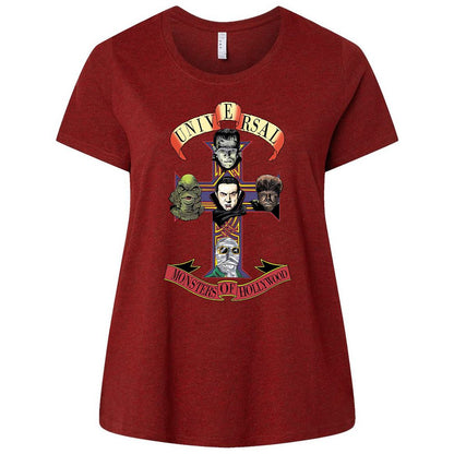 Ladies Curvy Jersey - ALCTSRZC - Cardinal - 10