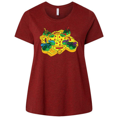 Ladies Curvy Jersey - QN6P7WK3 - Cardinal - 10