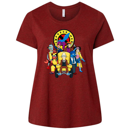 Ladies Curvy Jersey - 27GUAR9U - Cardinal - 10