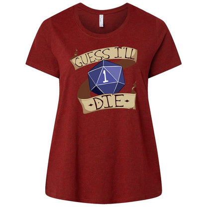 Ladies Curvy Jersey - VP2RC7VT - Cardinal - 10