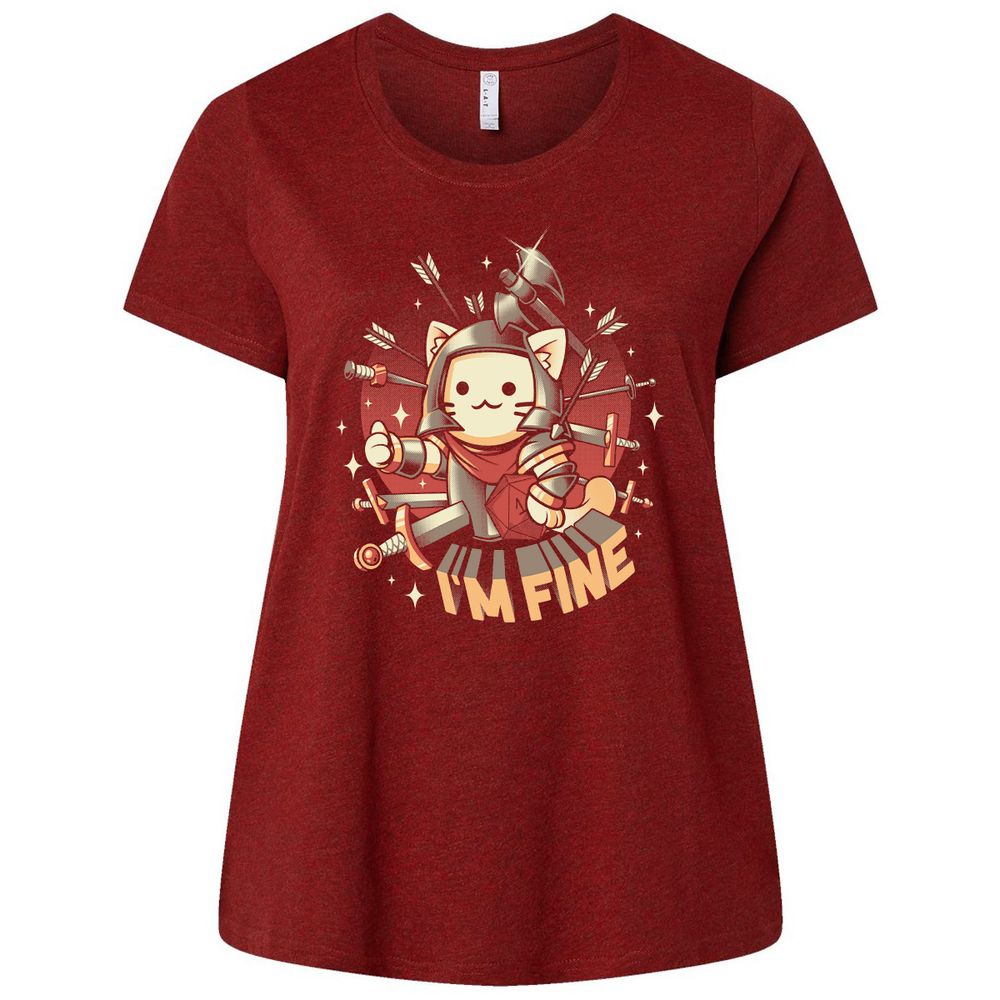 Ladies Curvy Jersey - ZMK5VT66 - Cardinal - 10