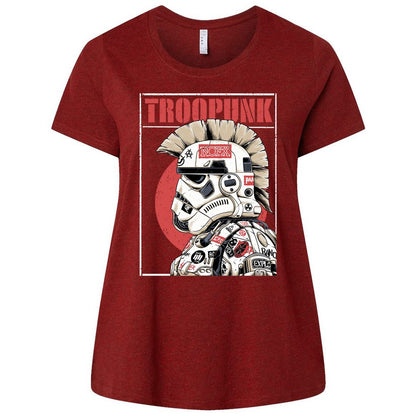 Ladies Curvy Jersey - JUJUX5DP - Cardinal - 10