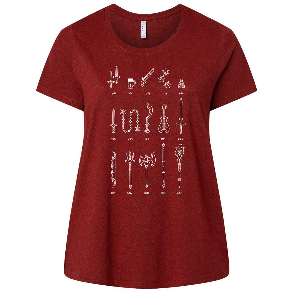 Ladies Curvy Jersey - PX8EF9AS - Cardinal - 10