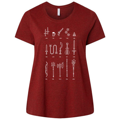 Ladies Curvy Jersey - PX8EF9AS - Cardinal - 10