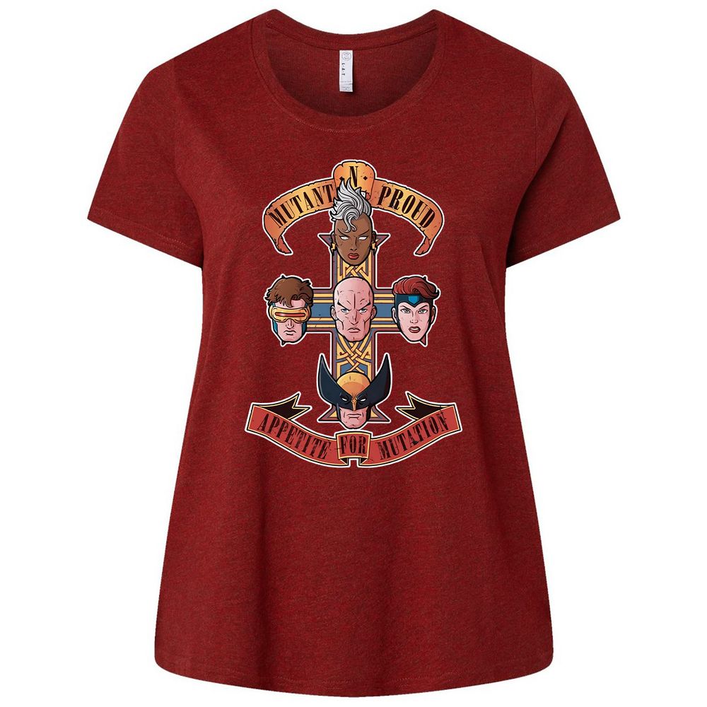 Ladies Curvy Jersey - 69HQYBRP - Cardinal - 10