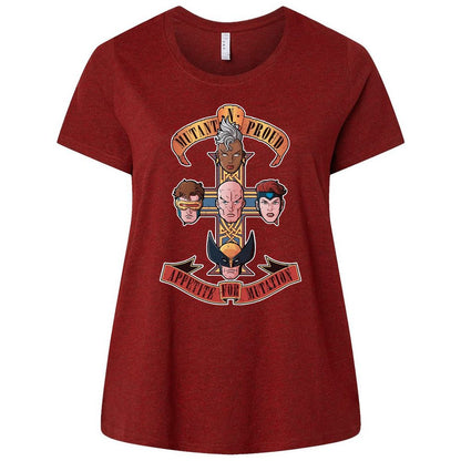 Ladies Curvy Jersey - 69HQYBRP - Cardinal - 10