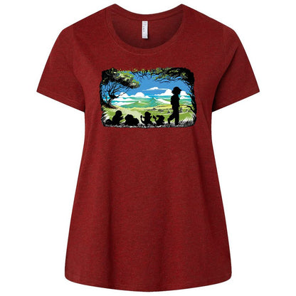 Ladies Curvy Jersey - 1A14S8LB - Cardinal - 10