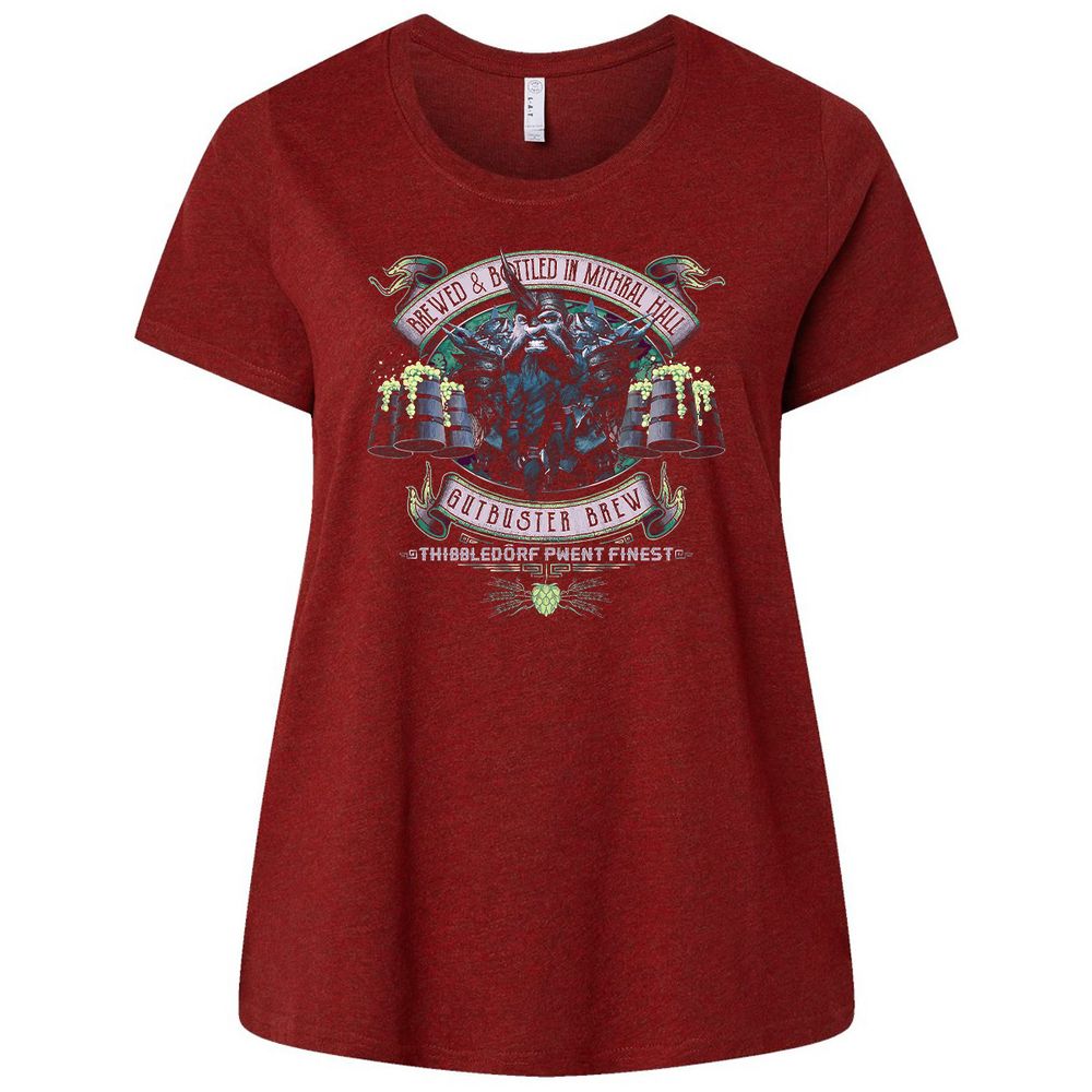 Ladies Curvy Jersey - 9DDEZPYS - Cardinal - 10